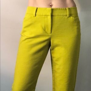 Cropped pants.